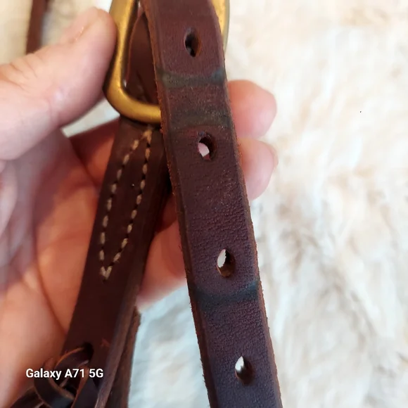Western Horse Bridle Brown Leather - Picture 5 of 14